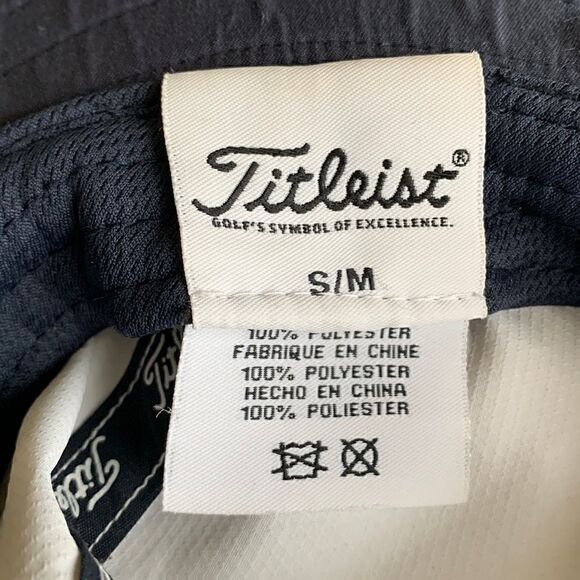 Golf Titleist Hat Performance Bucket White Embroidered Sun Cap - Picture 6 of 7